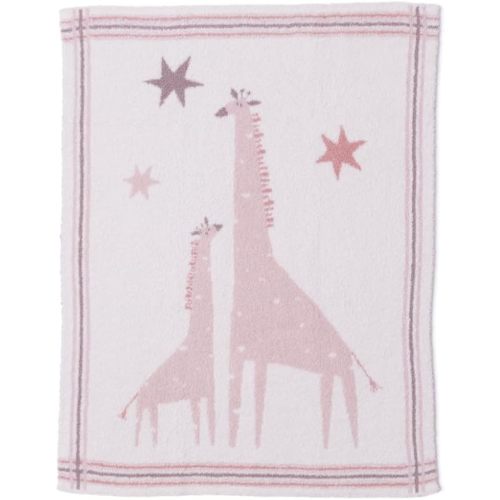 Barefoot Dreams® CozyChic® Giraffe Stroller Blanket, Dusty Rose Multi, 30"x40"