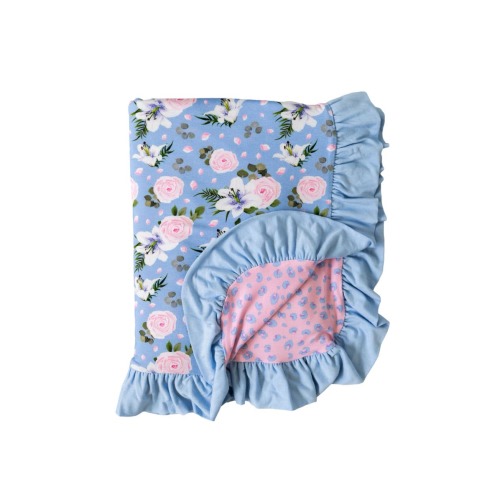 Lillian Ruffle Toddler Blanket