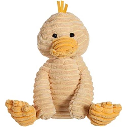 Apricot Lamb Toys Plush Corduroy Duck Stuffed Animal Soft Cuddly Perfect for Child (Corduroy Duck, 8.5 Inches)