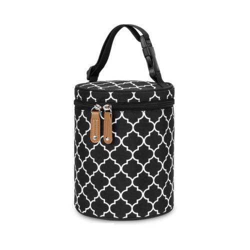 Breastmilk Cooler Bag Insulated Baby Bottle Bag Freezer Lunch Bag Perfect for Daycare Travel Back to Work Nursing Mom (Black)