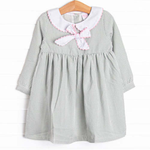 Schoolyard Sage Dress, Green – Stitchy Fish