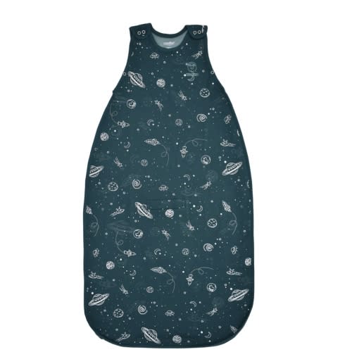 4 Season® Ultimate Baby Sleep Bag, Merino Wool & Organic Cotton, Space - GLOW IN THE DARK