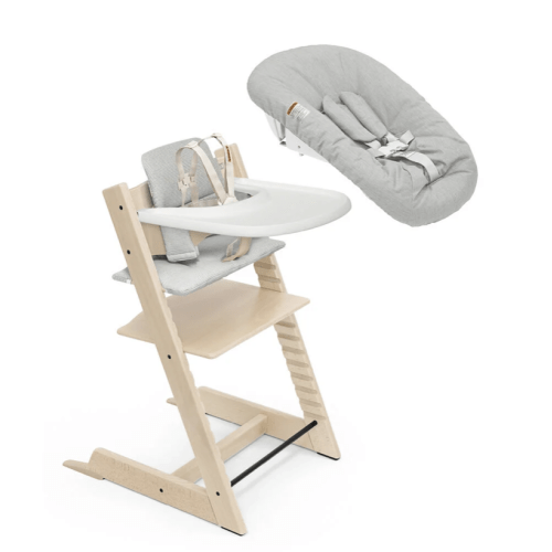 Tripp Trapp® High Chair² with cushion, tray & newborn set