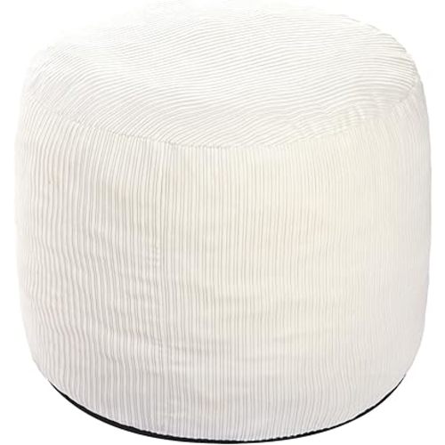 Small Pouf Ottoman Foot Rest Footstool and Ottomans Small for Couch Foot Stools for Living Room Boho Couch Ottomans White Beige Pouf Ottoman 20x15 Foot Rest Poufs Footstool