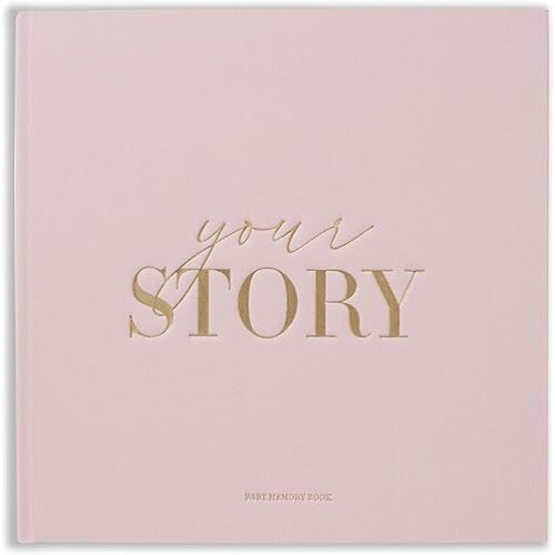 Baby Girl Baby Book - Pink Baby Memory Book - Babies Record Book & Photo Album - New Mom Gift for Newborn Baby Girl or Boy, Great For Girl Baby Showers (Pink)