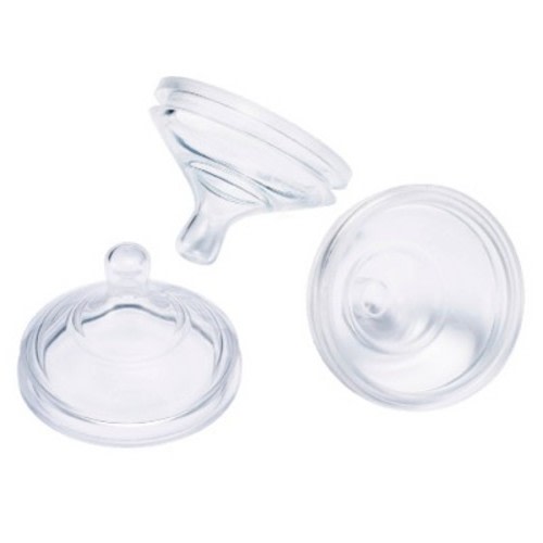 Boon NURSH Silicone Bottle Nipples - Fast Flow - 3pk