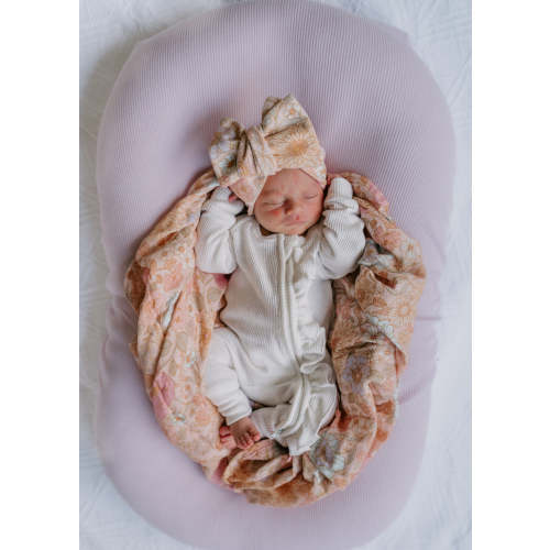 Frill Zip Romper | Milk Waffle – Little and Fern