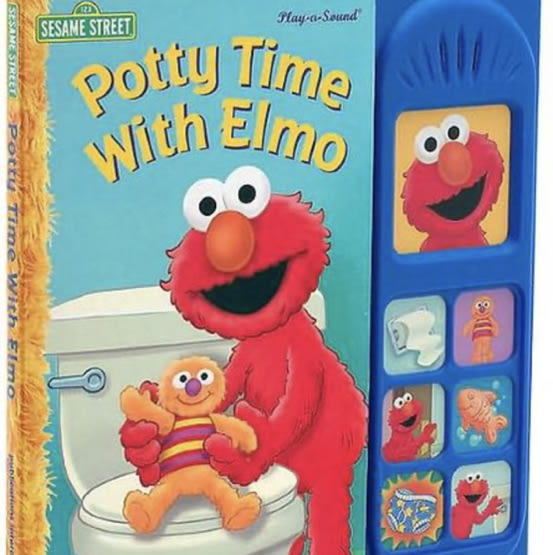 Potty Time with Elmo: 7 Button Little Sound Book (Play-a-Song Series) | Barnes & Noble®