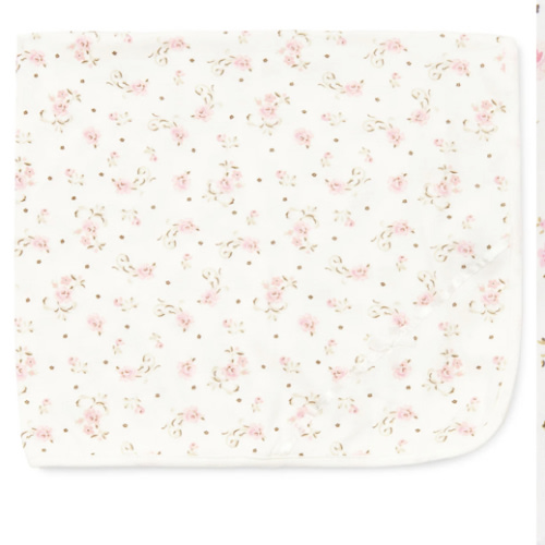 Vintage Rose Receiving Blanket