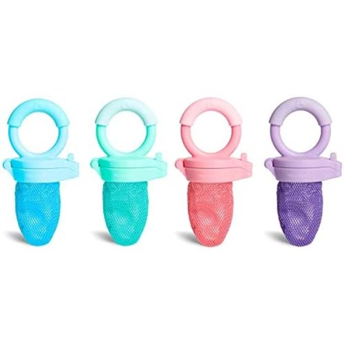 Munchkin Fresh Food Feeder, 4 Pack, Blue/Green/Coral/Purple