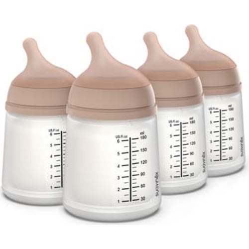 4-Pack Adaptable Flow Small Anti-Colic Bottles