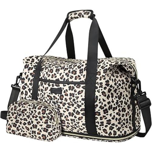 Expandable Travel Duffle Bags Weekender Overnight Bags for Women Men Hospital Bag for Women Labor Delivery with Toiletry Bag Waterproof