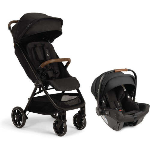 Shop Nuna TRVL LX Stroller + PIPA Urbn Travel System - Caviar (ships 3/16) - Li'l Baby Sprouts