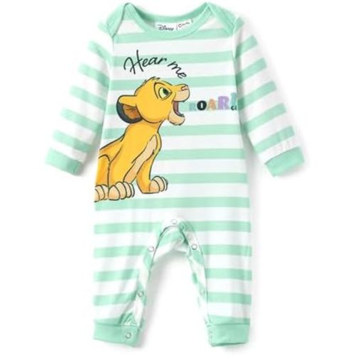 Disney Princess Cinderella Ariel Tiana Minnie Winnie Lion King Baby Girls Boys Ruffle Long Sleeve Romper Newborn to Toddler