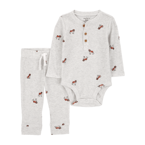 Baby 2-Piece Dog Bodysuit Pant Set