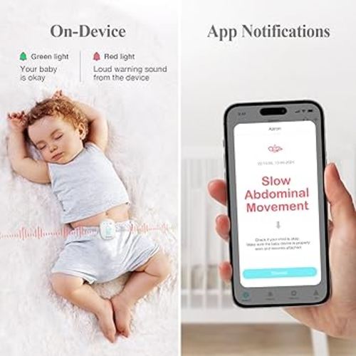 Amazon.com: Sense-U Pro Baby Movement Monitor with Arousal Vibration, Movement/Rollover/Overheating Alerts, Audible & App Notifications, Easy Clip-On Design, Smart Sleep Monitor, FSA/HSA Eligible : Baby