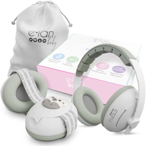 Elan Baby 2-in-1 Baby Ear Muffs