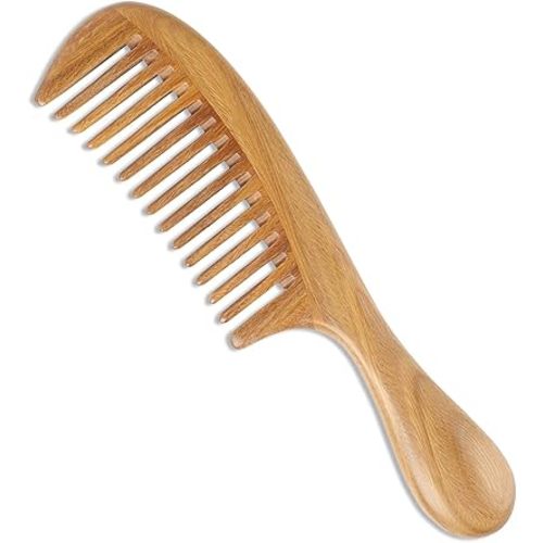 Onedor Handmade 100% Natural Green Sandalwood Comb