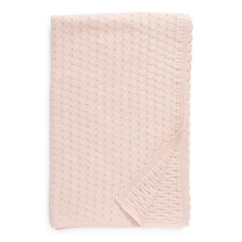 Nordstrom Pointelle Blanket, Pink Lotus