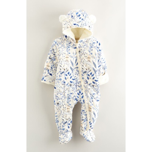 Hooded Quilted Fleece Lined Bunting