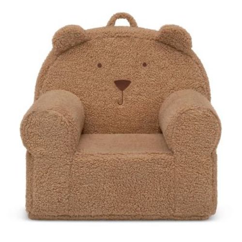 babyGap by Delta Children Faux Shearling Bear Chair - Greenguard Gold Certified, Color: Tan