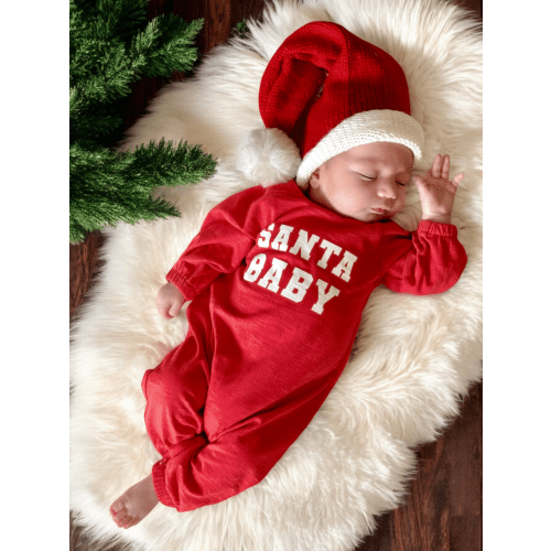 Santa Baby / Organic Long Sleeve Jumpsuit