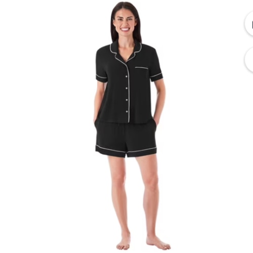 DreamMark Women's 2-Piece Notch Collar Pajama Set - Samsclub.com