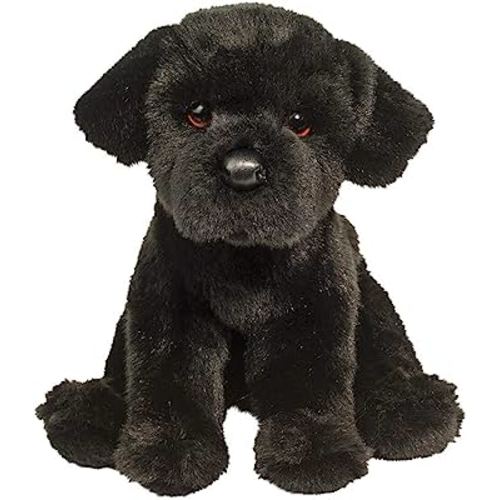 Douglas Whittaker Black Lab Dog Floppy Plush Stuffed Animal