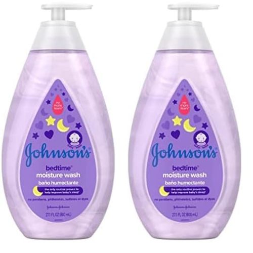 Johnson's Tear-Free Bedtime Baby Moisture Wash with Soothing NaturalCalm Aromas, 27.1 fl. oz (Pack of 2)
