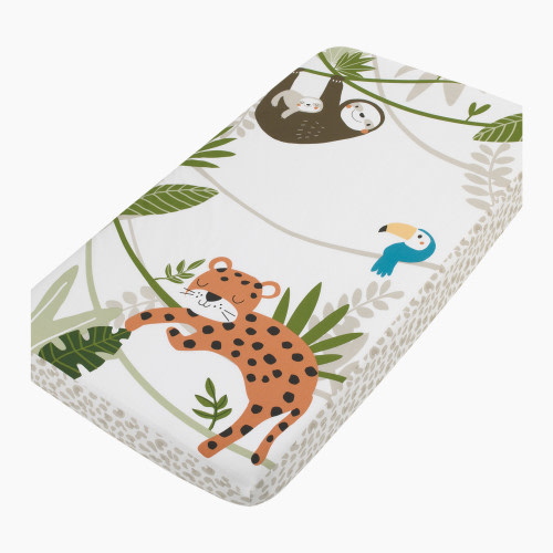 NoJo Baby Photo Op Fitted Crib Sheet - Grey