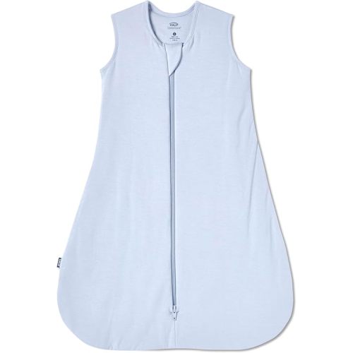 HALO Sleepsack Supersoft Wearable Blanket, Viscose Made from Bamboo, Sleeping Bag for Babies, 1.5 TOG, 12 – 18 Months, Large, Blue Fog
