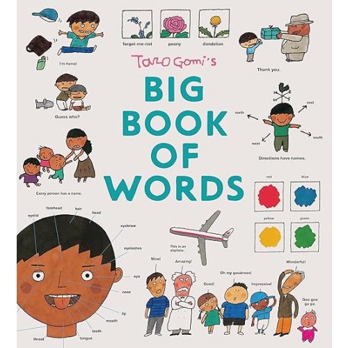 Taro Gomi's Big Book of Words Hardcover – Picture Book, March 12, 2024