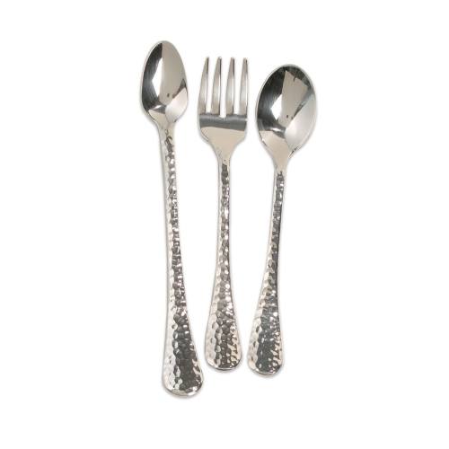 Baby/Toddler Hammered Flatware Set