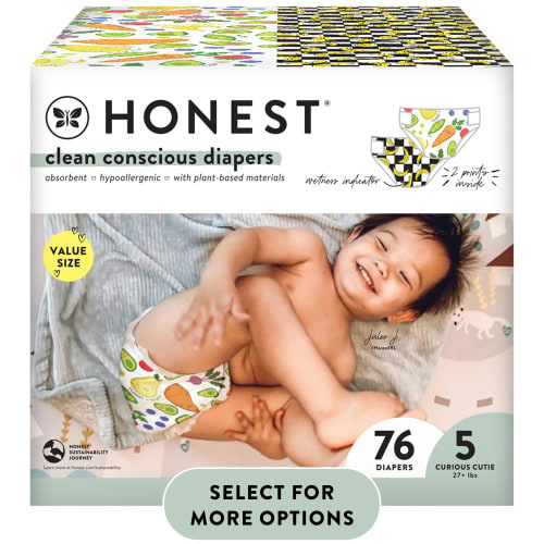 The Honest Company, Clean Conscious™ Diapers, Size 5, 76 Count (Select for More Options)