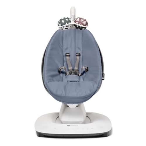 4moms MamaRoo Multi-Motion Baby Swing, Bluetooth Enabled with 5 Unique Motions, Slate Blue