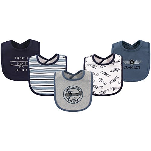 Hudson Baby Unisex BabyCotton Bibs