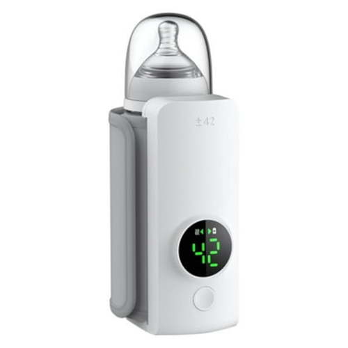 DAMAI Fast Heating Portable Bottle Warmer for Travel,Monitor Milk Volume,Leak-Proof,Fast Charging&Cordless,Can Use While Charging,Keep Nutrition Bottle Warmer on The Go