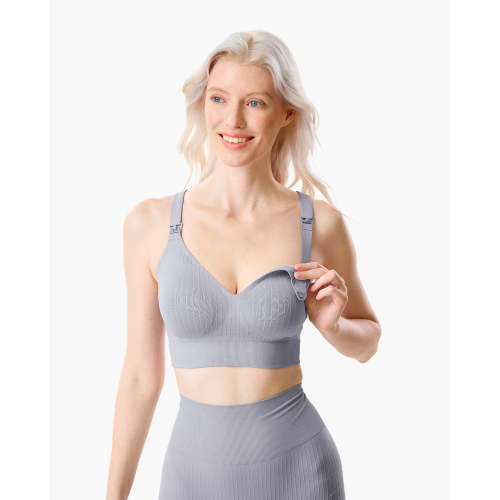 Momcozy CoolFit Nursing Sports Bra - Racerback