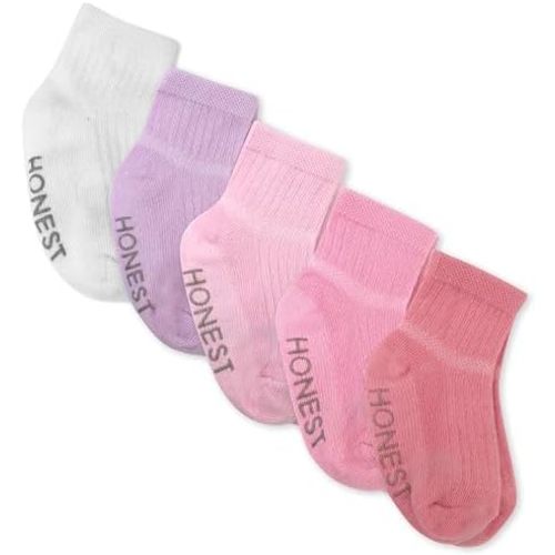 HonestBaby Baby Multipack Cozy Socks Sustainably Made for Infant, Newborn Baby, Toddler, Kids Boys', Girls', Unisex