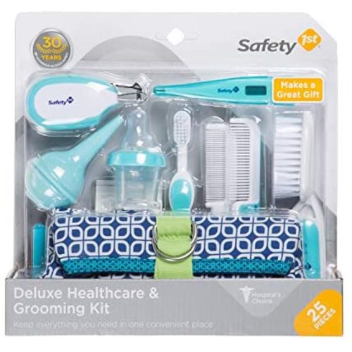 Safety 1st Deluxe 25-Piece Baby Healthcare and Grooming Kit (Arctic Blue)
