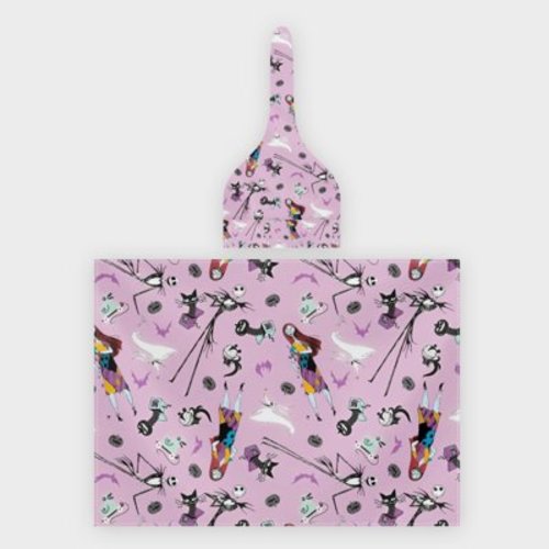 The Nightmare Before Christmas 2 Piece Baby Swaddle Hooded Set, Newborn Swaddle Blanket for Baby Boys and Girls 40" x 29"