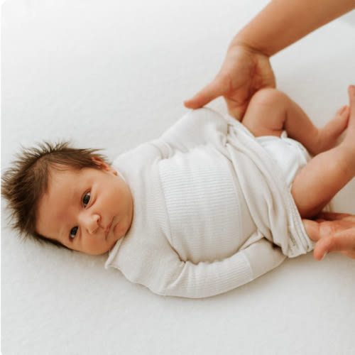 Bamboo Beige Swaddle Sleep Sack - Small (6-12 pounds)