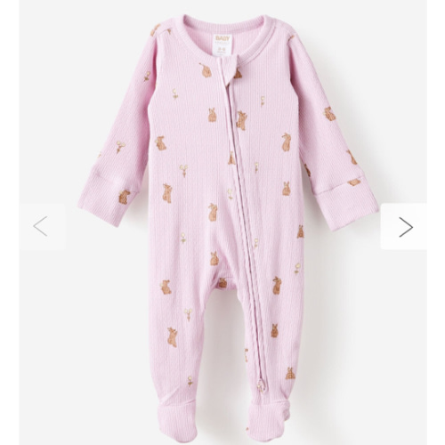 Littlie Organic Long Sleeve Zip All In One Romper