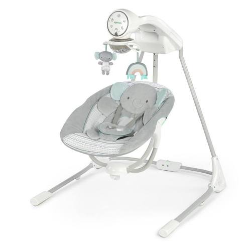 Ingenuity InLighten Elephant Soothing Baby Swing