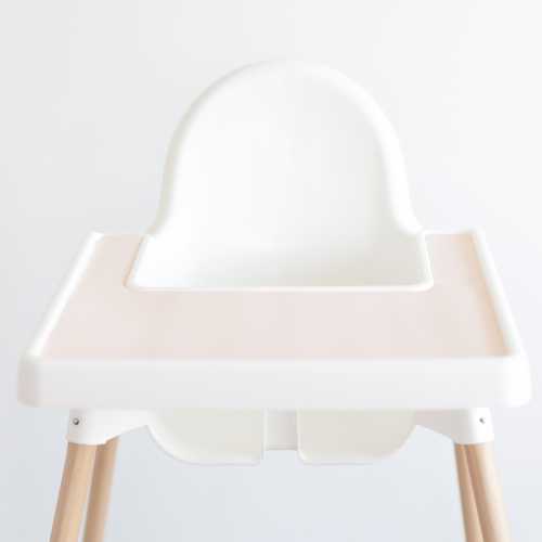 Blushing Beige // IKEA Antilop Highchair Silicone Placemat // High Chair Mat