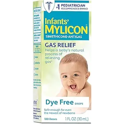 MYLICON Infants Gas Relief Drops for Infants and Babies, Dye Free Formula, 1 Fluid Ounce