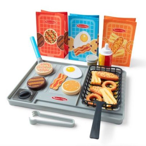 Melissa & Doug Flip & Fry Grill Play Set with Color Changing Water WOW!: Educational Focus on Motor & Creative Skills