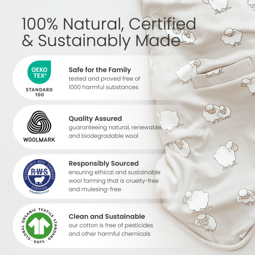 4 Season Ultimate Baby Sleep Bag - Sheep