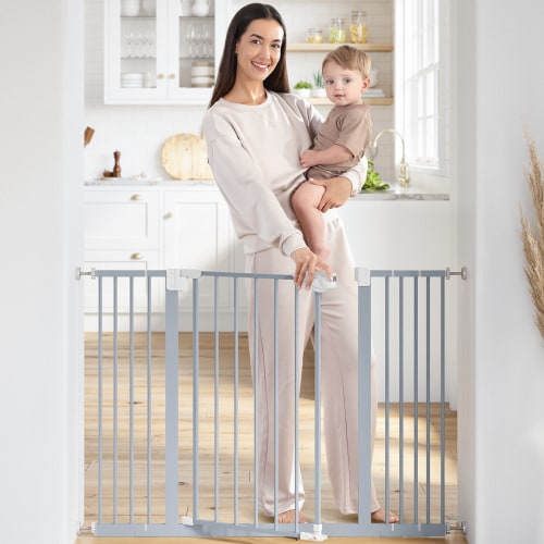 Baby Safety Gate in Pacific Blue