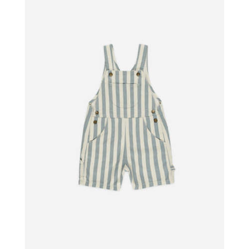 Rylee + Cru || Denim Shortalls || Ocean Stripe